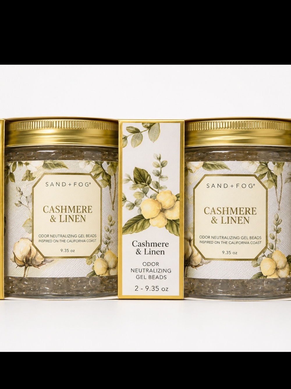 Sand + Fog Cashmere & Linen odor neutralizing Gel Beads